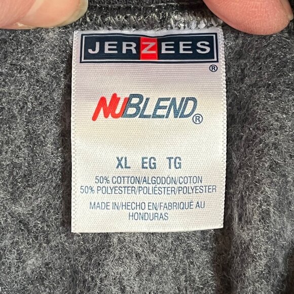 Hawaii Volcanoes National Park Hoodie Jerzees Gray Pullover Sweatshirt XL -NWOT - Picture 6 of 8